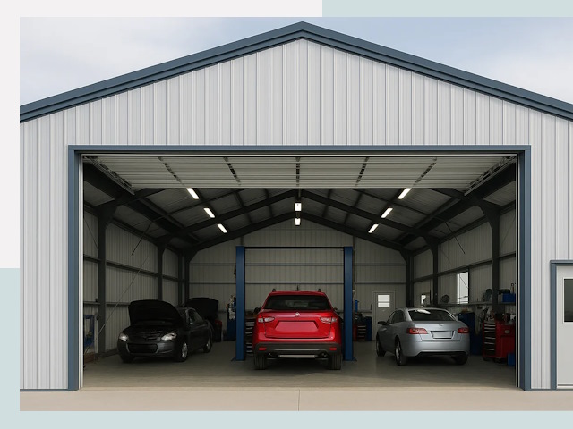 Ангары из сэндвич панелей от 609 руб. в Благовещенск