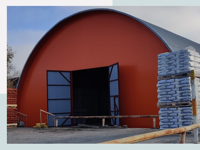 Полукруглые ангары по цене от 609 руб. в Благовещенск