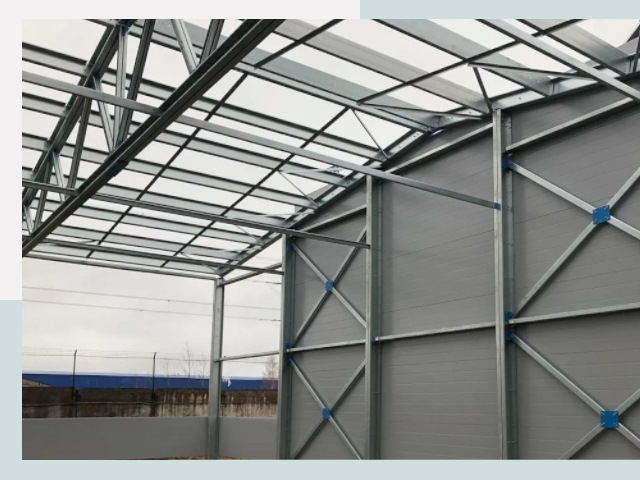 Каркасные ангары от СтальСтрой-Бгн по цене от 609 руб.