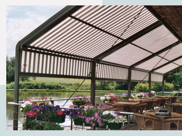 Элегантные навесы для кафе от 609 руб в Благовещенск