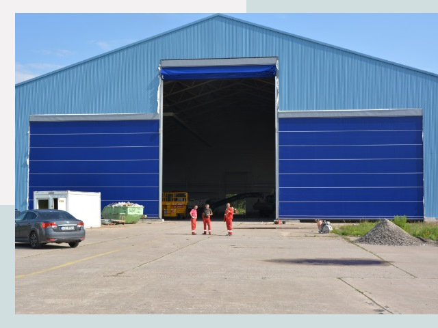 Ангарные ворота в Благовещенск от СтальСтрой-Бгн по цене 609 руб.